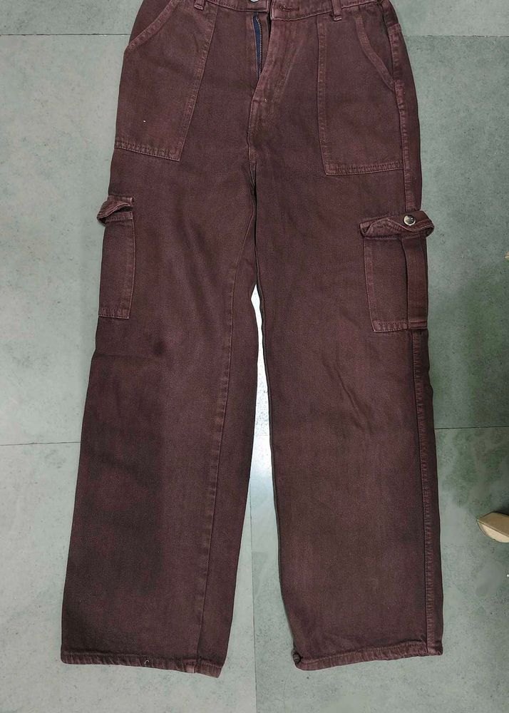 Brown Cargo Pants