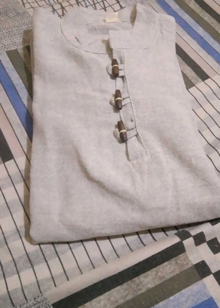 Stylish Grey Kurta