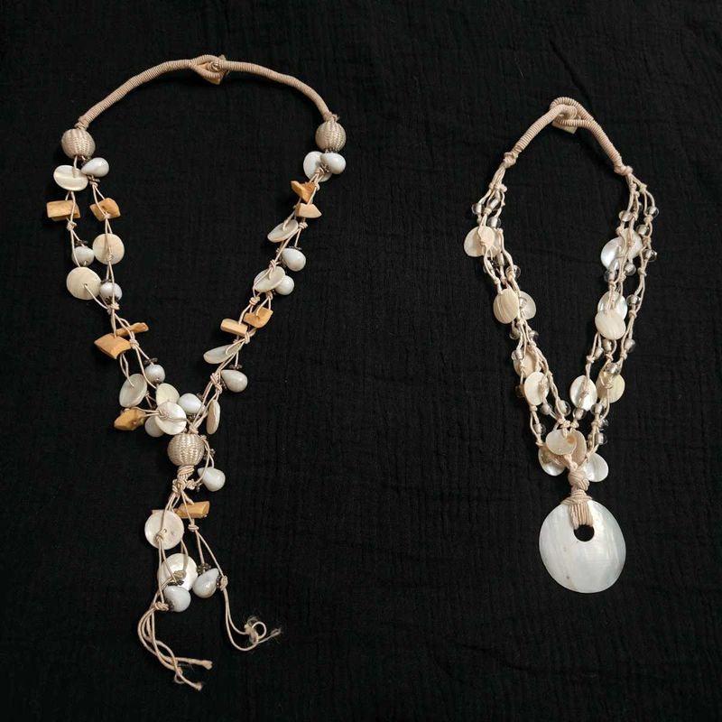 2 Shell Beachy Necklaces