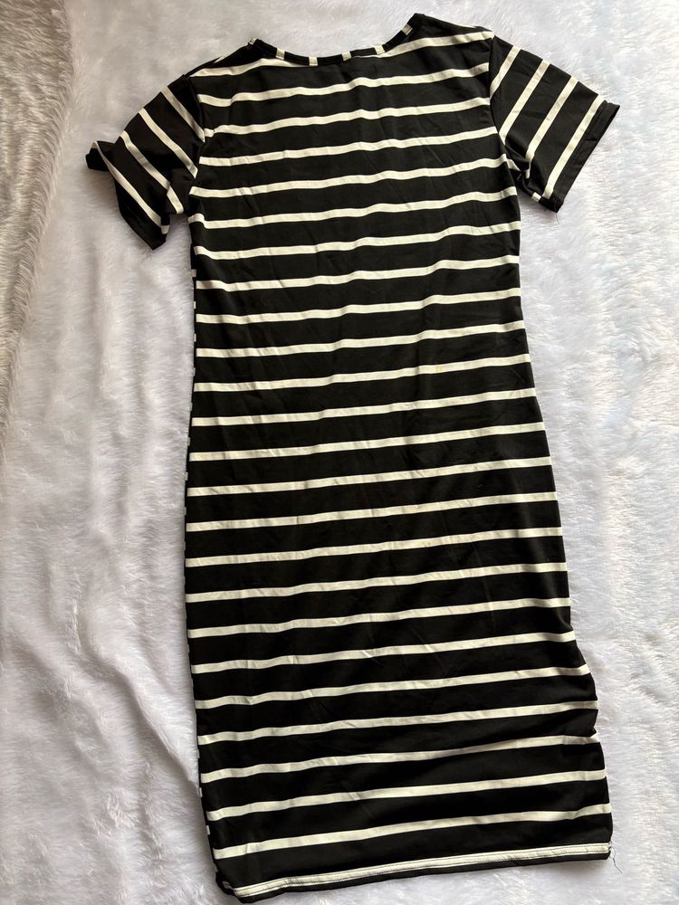 Striped T-Shirt Dress