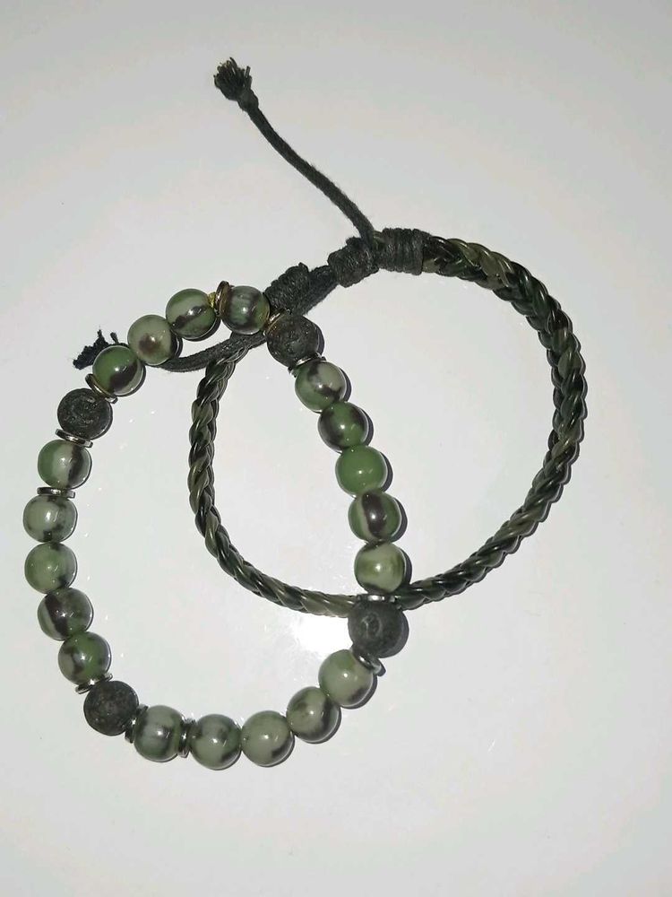Bracelets - Green &amp; Black