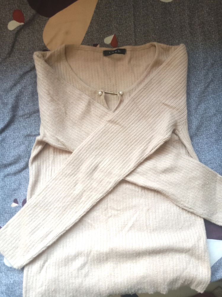 Freebie With Ochre Yellow Woollen Top