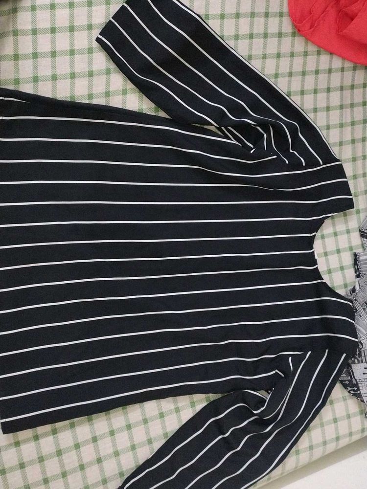 Striped Long Sleeve Top