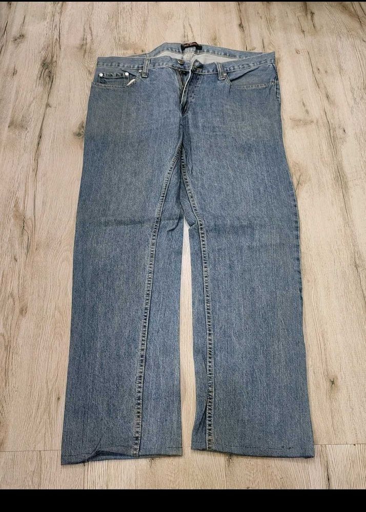 Cs0477 Tag Basic Baggy Jeans Size 36