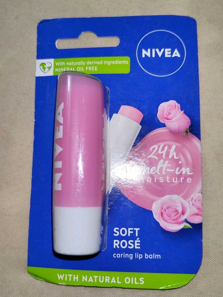 Nivea Soft Rose 🌹 Caring Lip Balm