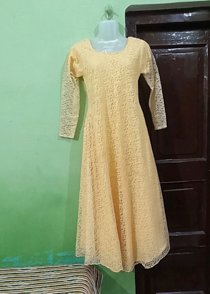 Yellow Long Frock