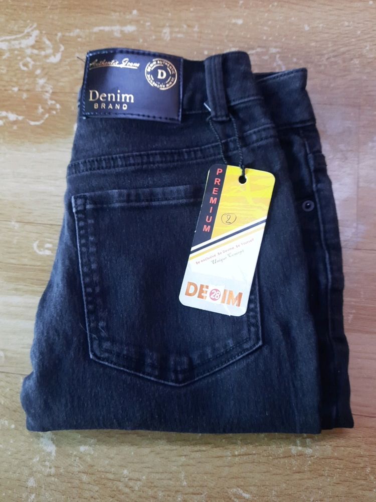 Black Jeans For Men Slim Fit Regular Jeans