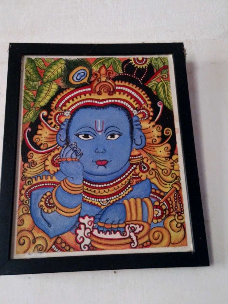 Mural Painting Of Lord Krishna