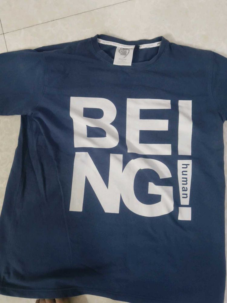 Being Human Blue Tee