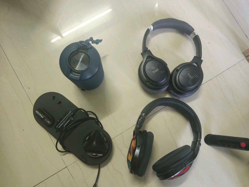Headphones and Bluetooth Speaker Bundle