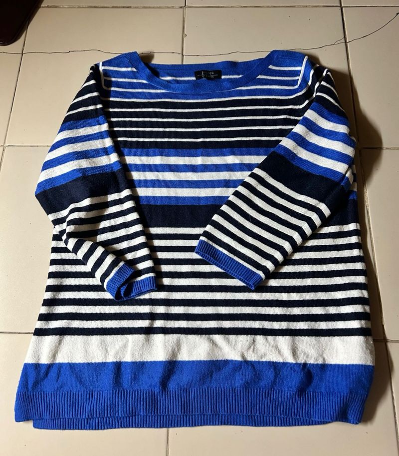 Striped Knit Sweater