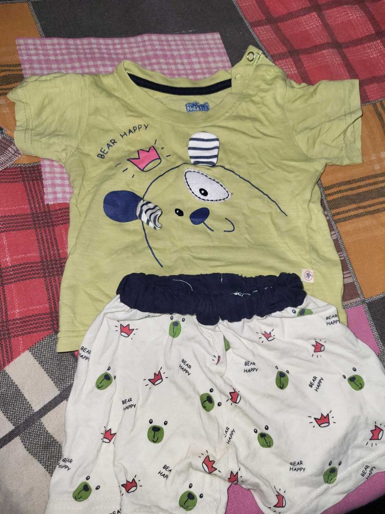 Cotton Half Sleeves &amp; Short Set