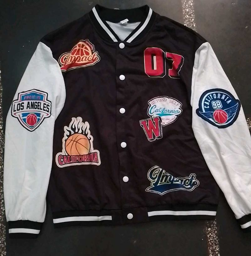 Varsity Style Basketball Jacket