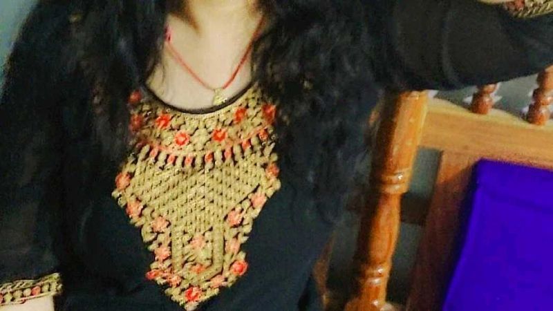 Embroidery Black Kurti