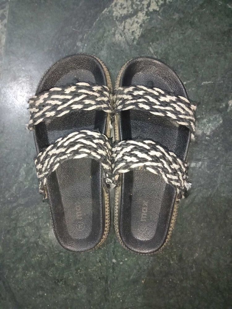 Stylish Black Slides