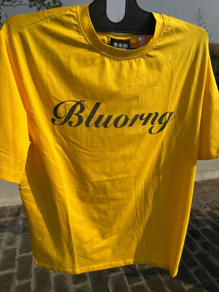 Yellow Oversized tshirt M L size