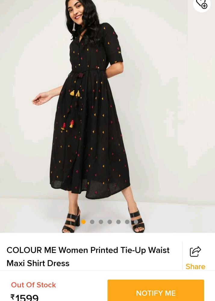 A-line Printed  Midi / Maxi Dress