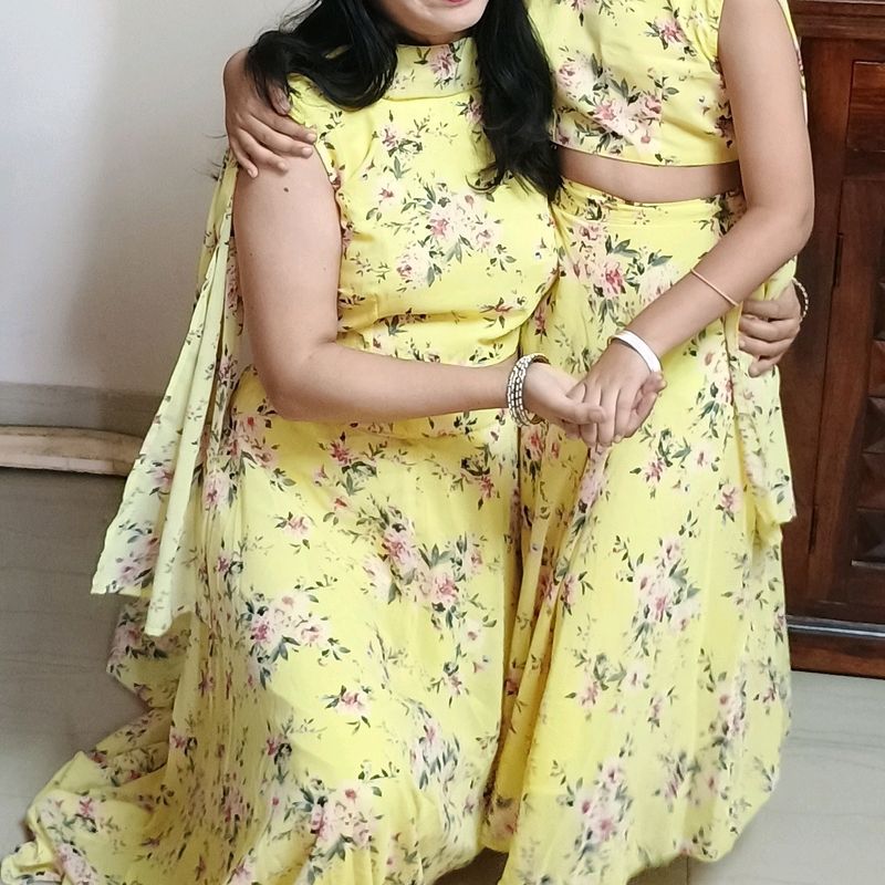 Matching Floral Dresses