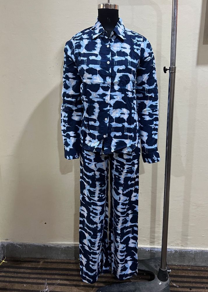 Multicolor Tie Dye Print Co-ord Set