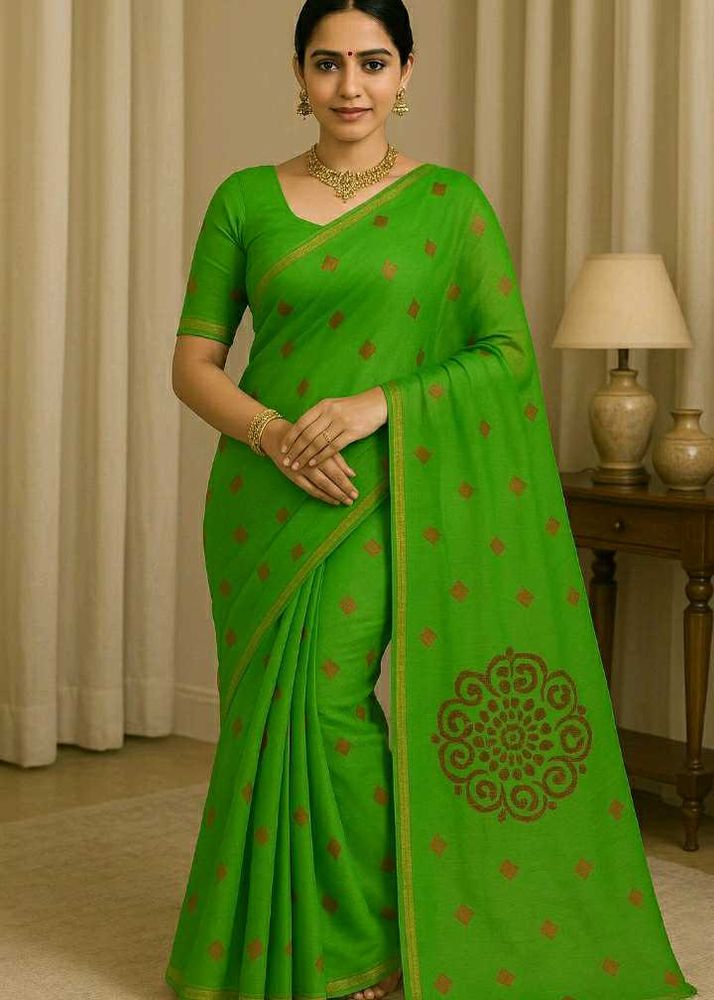 green saree