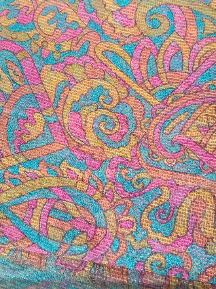 Paisley Print Saree.
