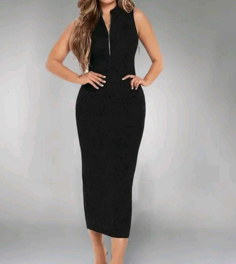 Chic Black Bodycon Dress