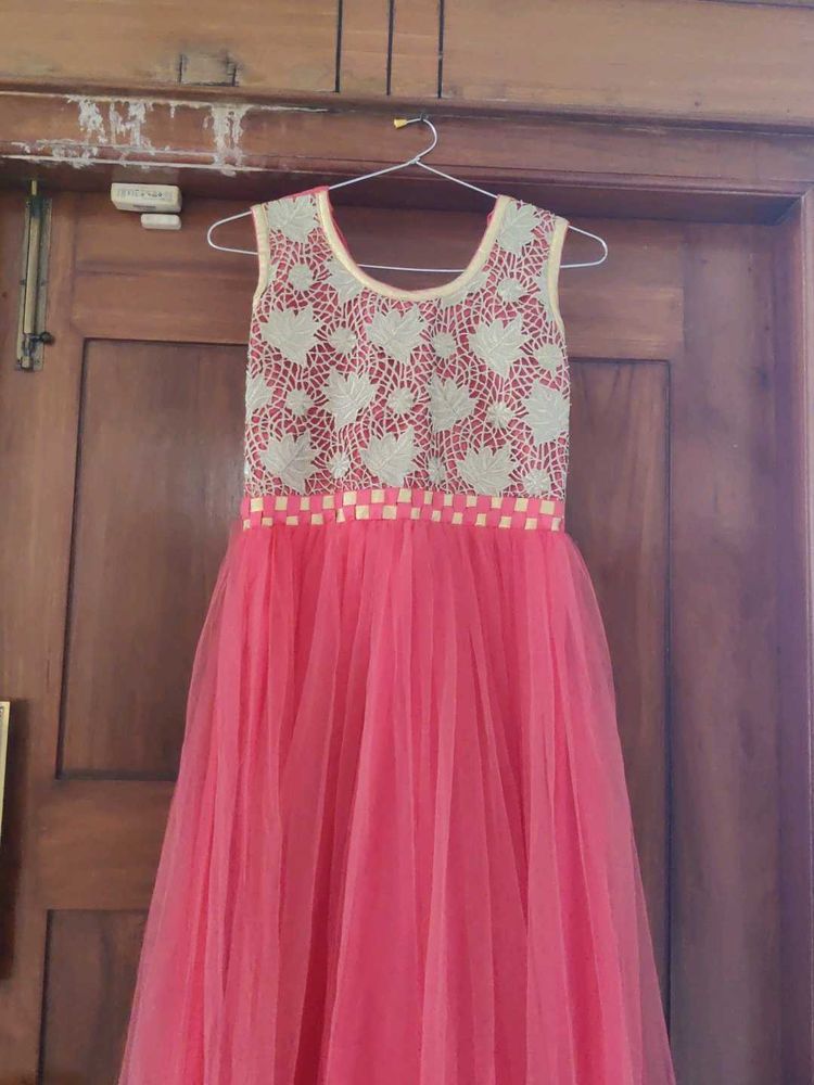 Girls' Pink Party Dress