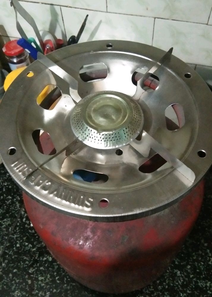 5 Kg Cylinder With New Gas Burner And Regulator