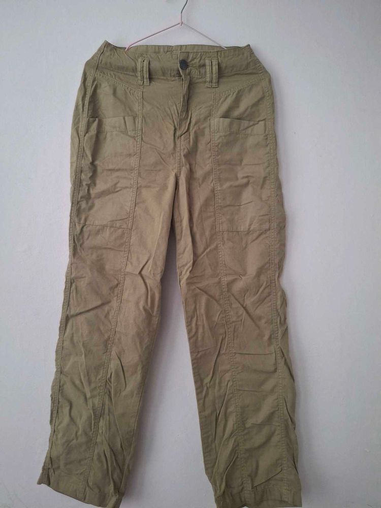 zudio Khaki Cargo Pants