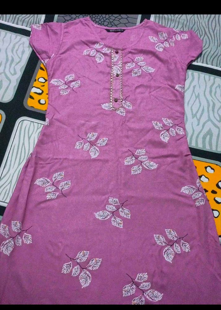 Floral Print Kurta
