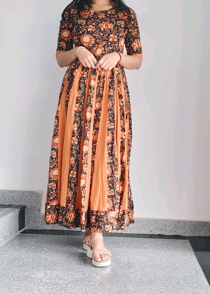 Floral Print Maxi Dress
