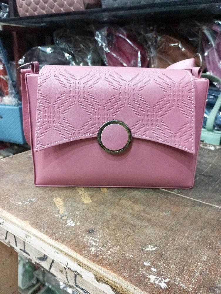 Stylish Pink Crossbody Bag