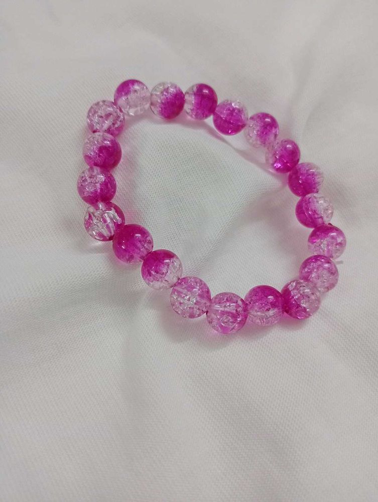 Pink Beaded Bracelet