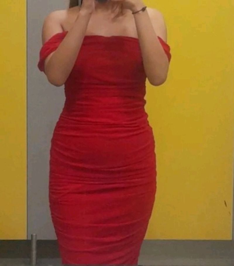 Combo Of Black And Red Dress , Size - Xs