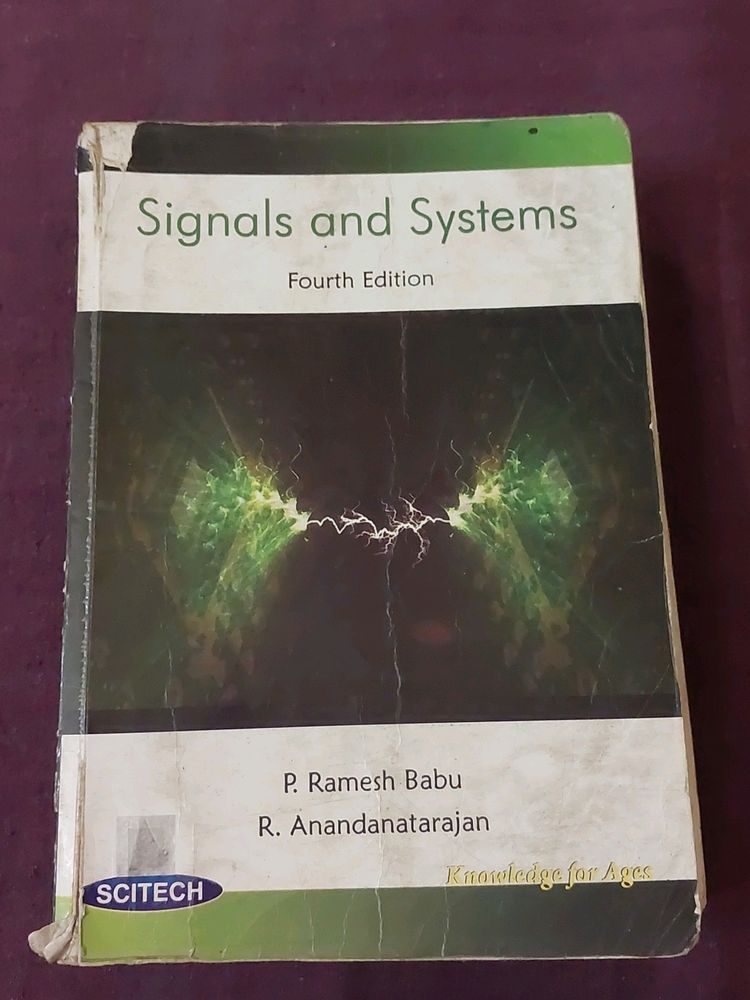 Signals and Systems Fourth edition P. Ramesh Babu R. Anandanatarajan