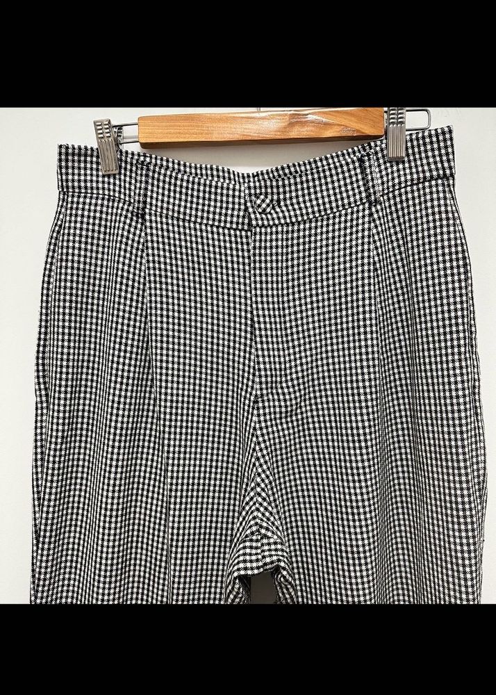 Zara Check Trouser For Women