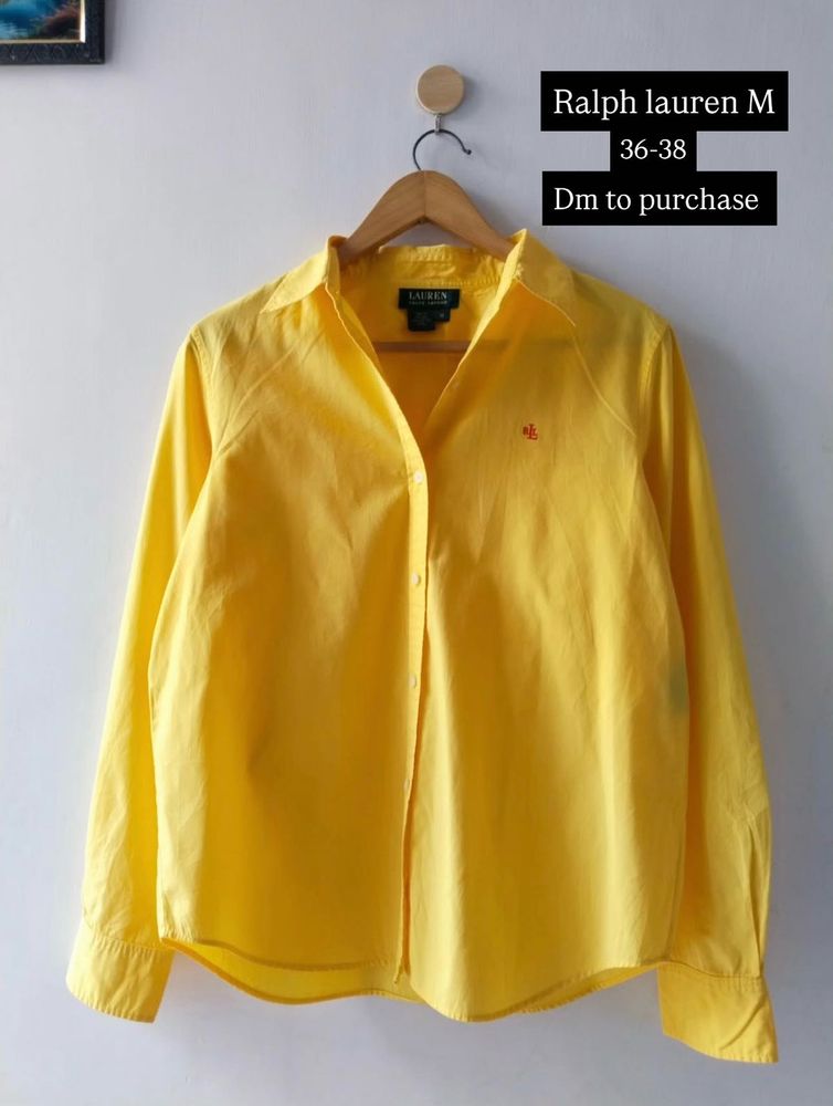 Ralph Lauren Yellow Shirt