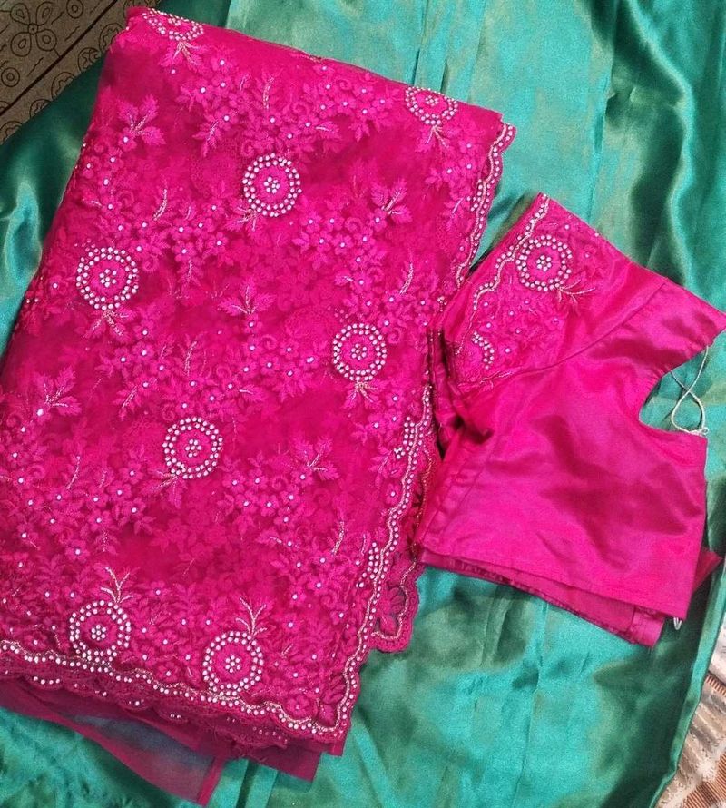 Pink Embroidered Blouse