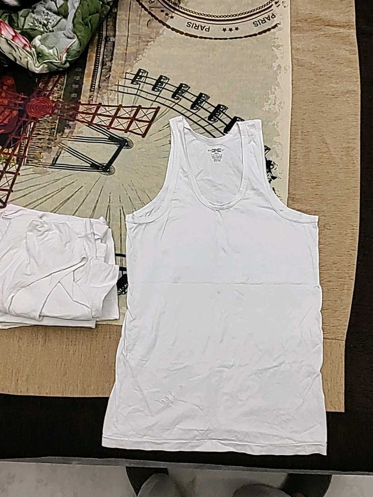 White Tank Top pack of 5