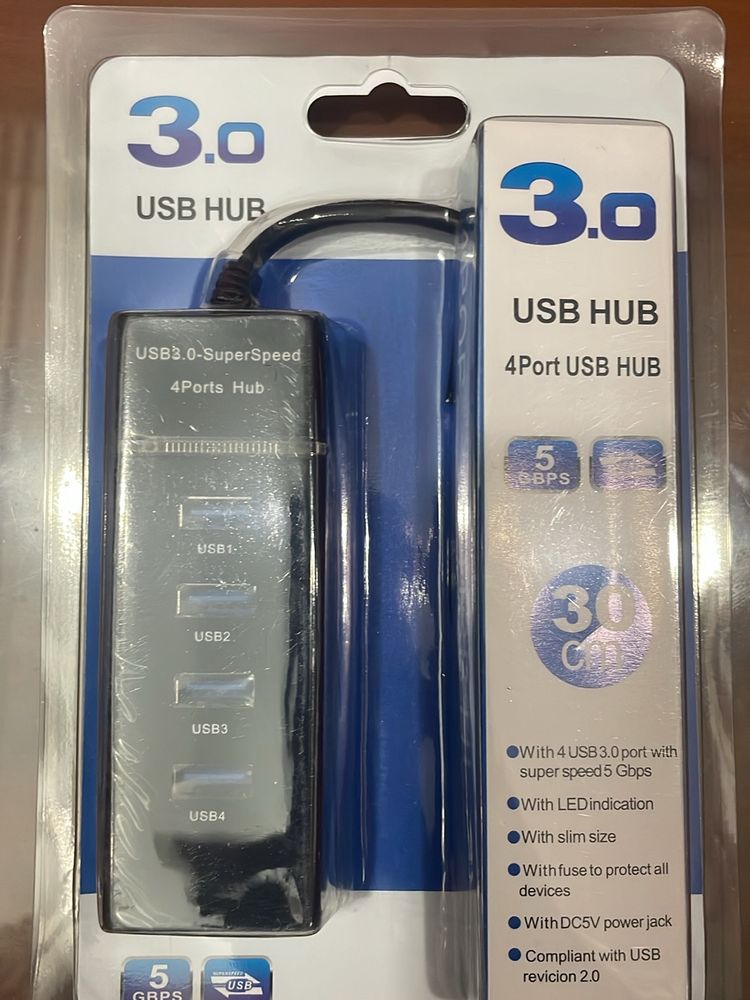 NEW SEALED TERABYTE 4 Port USB HUB 3.0