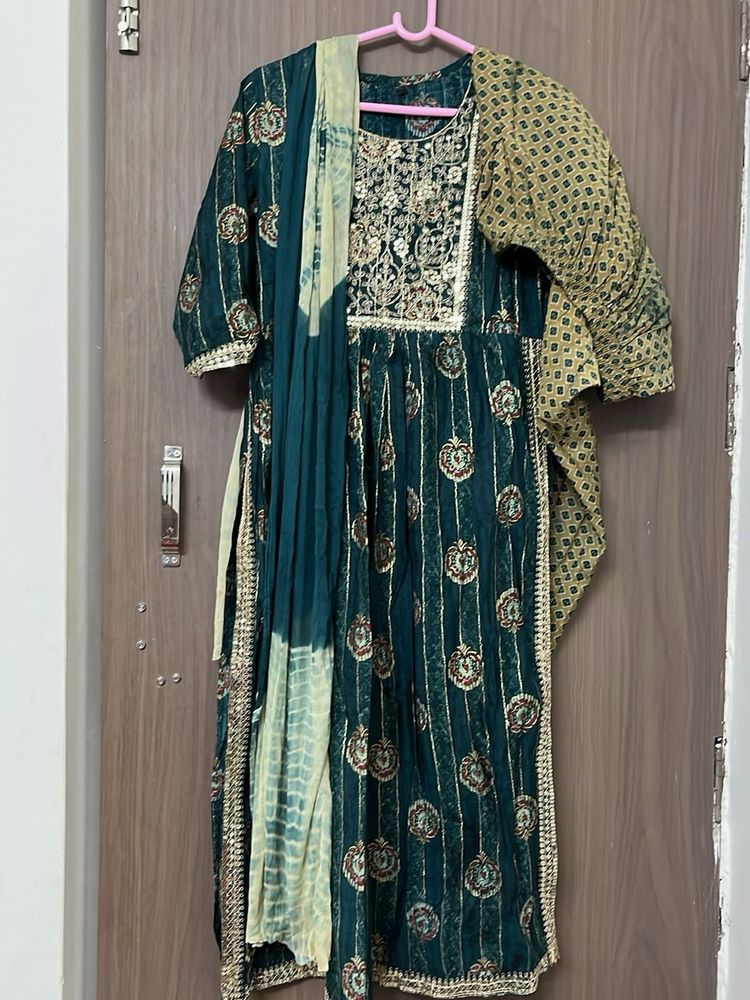 Pure Maslin 3 PCs Suit ..