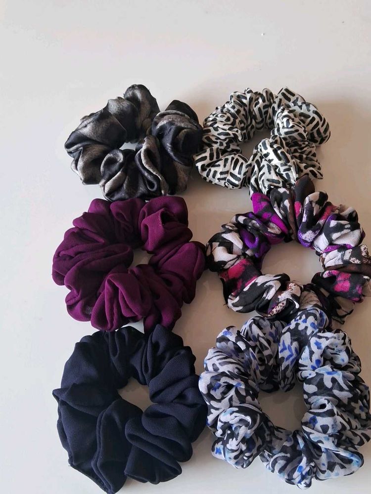 Scrunchy Combo Of 6
