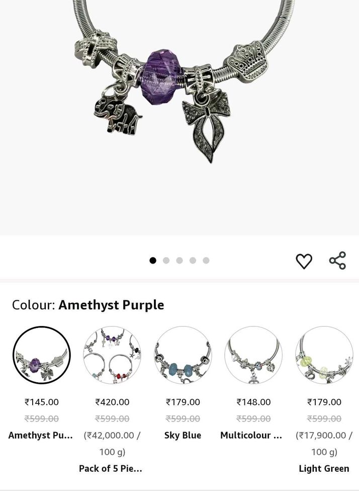 Pinterest Inspired Charms Bracelet