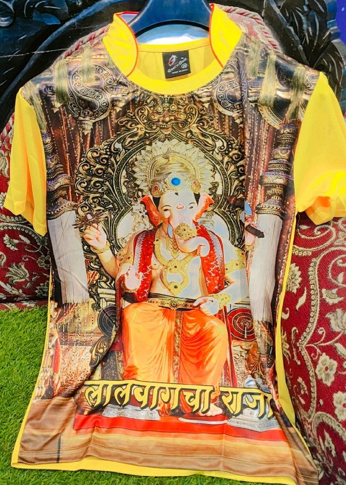 Lalbaugcha Raja Print T-shirt