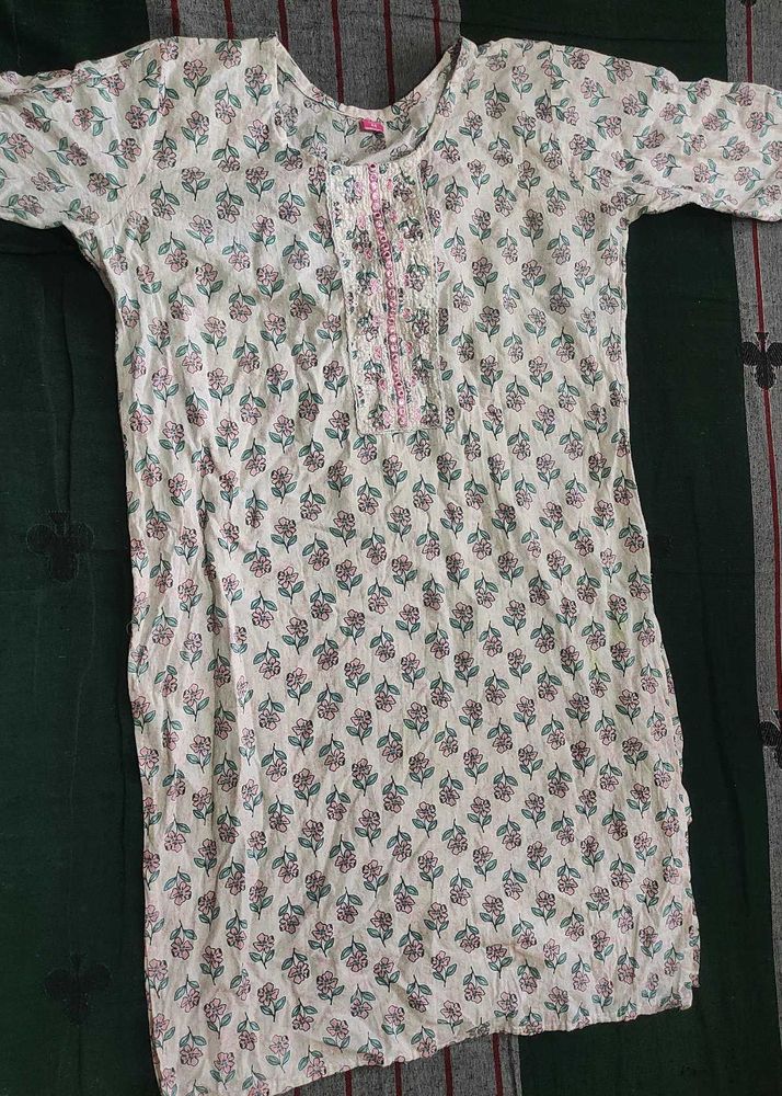 Floral Print Kurta set