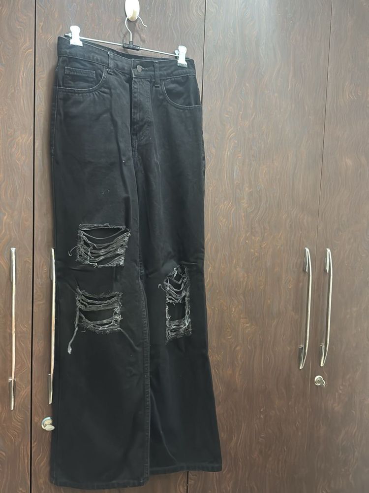 Ripped Black Jeans
