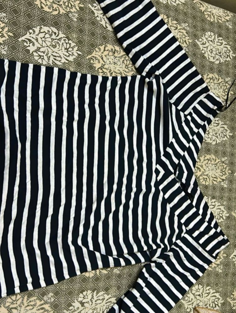 Striped Long Sleeve Top
