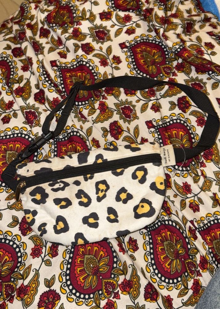 Leopard Print Waist Bag
