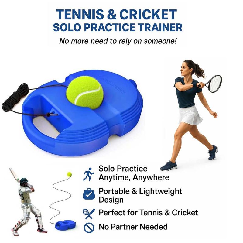 Solo Tennis &amp; Cricket Trainer
