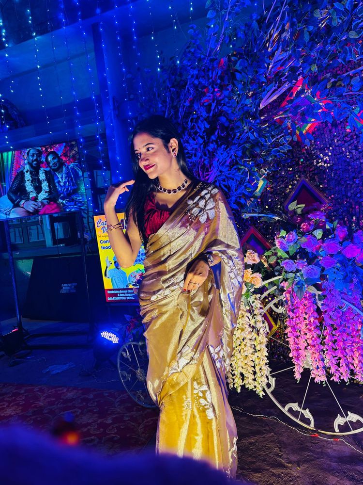 Gorgeous Gold Saree